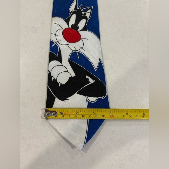 Gold City Sylvester Cartoon Tie - 100% Silk Handmade - Picture 8 of 9